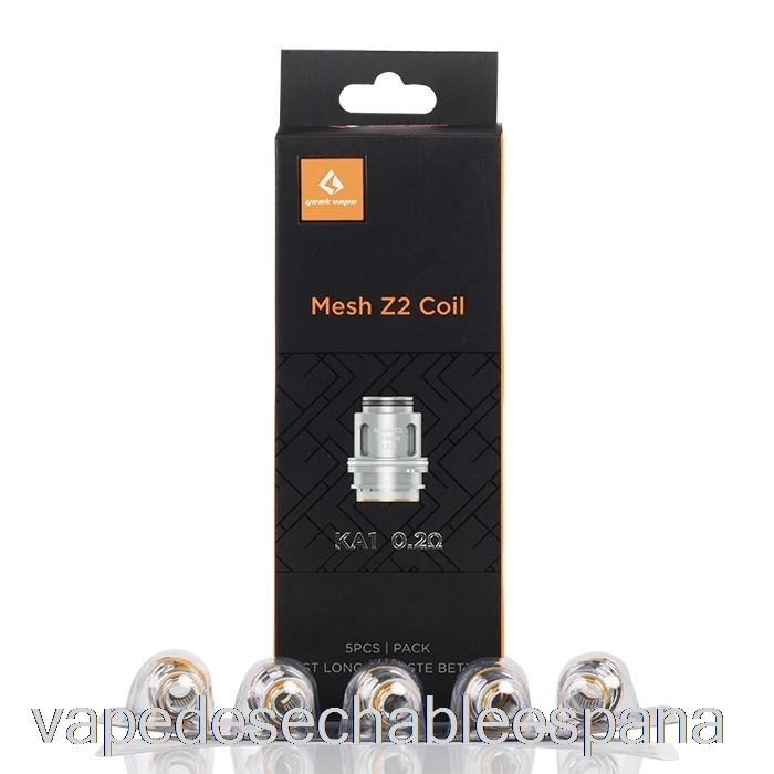 Bobinas De Repuesto De Malla Vape Zeus Geek Vape España Bobinas Z2 De 0.2ohm